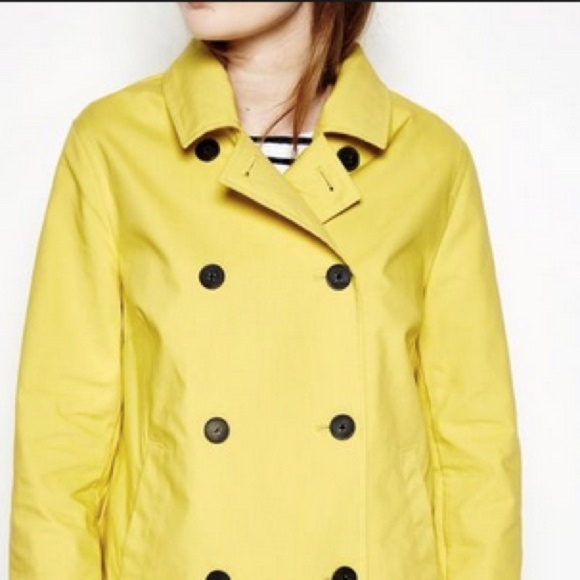 Hooded Rain Coat Peacoat Sz 